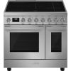 Smeg CPF92IMX 90cm Portofino Electric Range Cooker Stainless Steel