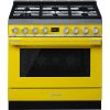 Smeg CPF9GPYW 90cm Portofino Dual Fuel Range Cooker Yellow