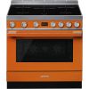 Smeg CPF9IPOR 90cm Portofino Electric Range Cooker Orange