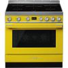 Smeg CPF9IPYW 90cm Portofino Electric Induction Range Cooker Yellow