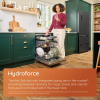 Hotpoint H8FHS61WUK Hydroforce Freestanding Full Size Dishwasher 15 Place Set in White
