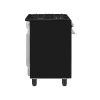 Smeg CX61GMBL 70L Dual Fuel Slot In Cooker With Vapor Clean - Black - A Rated