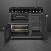 Smeg CX93GMBL 90cm Concert Dual Fuel Range Cooker Black