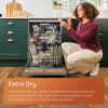 Hotpoint H8FHS61BSUK Hydroforce Freestanding Full Size Dishwasher 15 Place Set , Grey, A Rated