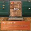 Hotpoint H7FHS51WUK Maxi Space Full Size Dishwasher with Third Rack, 15 Place Settings, White