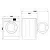 Indesit CYSD83DWWUK Freestanding 8kg Heat Pump Tumble Dryer in White A++ Rated