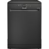 Indesit D2FHK26BUK Freestanding Full Size Dishwasher with Fast&Clean in Black