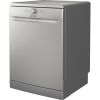 Indesit D2FHK26SUK Freestanding Full Size Dishwasher with Fast&Clean in Silver