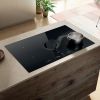 Elica NT-SW-GL-EVO-BL 83cm Wide Venting 4 Zone Hob - White - A ++ Rated with 2 Bridge Zones