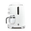 Smeg DCF02WHUK 50's Style Drip Filter Coffee Machine, White
