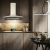 Elica DOLCE-BRONZE-CH 85cm Wide Chimney Hood - Bronze - A Rated, Duct Out Model With Chimney Extension.