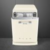 Smeg DFFABCR 60cm Retro 50s style  Freestanding dishwasher, Cream
