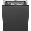 Smeg DI362DQ Fully Integrated Dishwasher, 14 Place Settings, D Rated