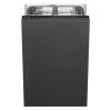 Smeg DI4522D Integrated Slimline Dishwasher - DryAssist, D Rated Black Control Panel