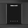 Smeg DIFABBL 60cm Retro 50s Style Under counter built-in dishwasher, Black