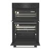 Hotpoint DIH82G1AB Built In Electric Multifunctional Double Oven 71L / 38L - Black with Air Fry