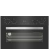 Hotpoint DIH82G1AB Built In Electric Multifunctional Double Oven 71L / 38L - Black with Air Fry