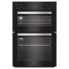 Hotpoint DIH82GB Built In Catalytic Double Oven in Black and Stainless Steel