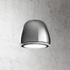 Elica DIVA-HM 50cm Wide Suspended Island Hood, Heavy Metal Polished Stainless Steel, A Rated