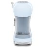 Smeg ECF02PBUK 50's Style Espresso Coffee Machine with Steam Wand, Pastel Blue