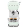 Smeg ECF02PGUK 50's Style Espresso Coffee Machine with Steam Wand, Pastel Green