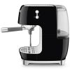 Smeg ECF03BLUK Manual Espresso Coffee Machine with Cold Brew in Black