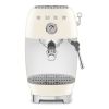 Smeg ECF03CRUK Manual Espresso Coffee Machine with Cold Brew in Cream