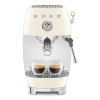 Smeg ECF03CRUK Manual Espresso Coffee Machine with Cold Brew in Cream
