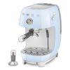 Smeg ECF03PBUK Manual Espresso Coffee Machine with Cold Brew in Pastel Blue