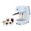 Smeg ECF03PBUK Manual Espresso Coffee Machine with Cold Brew in Pastel Blue