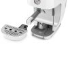 Smeg ECF03WHUK Manual Espresso Coffee Machine with Cold Brew in White