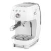 Smeg ECF03WHUK Manual Espresso Coffee Machine with Cold Brew in White