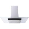 CDA ECNK91SS 90cm Flat Glass Island Extractor Hood - Stainless