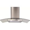 CDA ECP82SS 80cm Stainless Steel Curved Glass Extractor Chimney Hood