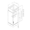Elica HAIKU-32-WH 30cm Wide Chimney Hood in White  A Rated
