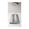 Elica JUNO-URB-ZC 50cm Wide Suspended Island Hood, Galvanised Effect A Rated