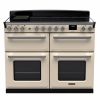 Rangemaster ESDLB110EIPPCR/CM1 110cm Wide Induction Range Cooker ESTEL DLX BC - Pale Cream /Chrome - A Rated