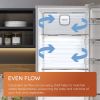 Hotpoint HPK26362XP5UK Dual No Frost 60/40 Fridge Freezer with Even Flow