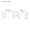 Elica NT-PRM-PLS-S-DO 83cm Wide Venting 4 Zone Hob - White - A  Rated with 1 Bridge Zones, Duct Out Version