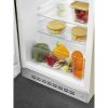 Smeg FAB10LCR6 55cm Retro 50s Style Free Standing Fridge with Ice Box in Cream, Left hand hinge