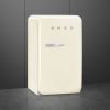 Smeg FAB10RCR6 55cm Retro 50s Style Free Standing Fridge with Ice Box in Cream, Right hand hinge