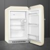 Smeg FAB10RCR6 55cm Retro 50s Style Free Standing Fridge with Ice Box in Cream, Right hand hinge
