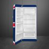 Smeg FAB28LDUJ5 60cm Retro 50s Style Free Standing Fridge with Ice Box in Union Jack Colours, Left Hand Hinge