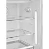 Smeg FAB28RBL6UK 60cm Retro 50s Style Free Standing Fridge with Ice Box in Black, Right Hand Hinge