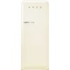 Smeg FAB28RCR6UK 60cm Retro 50s Style Free Standing Fridge with Ice Box in Cream, Right Hand Hinge