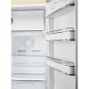 Smeg FAB28RCR6UK 60cm Retro 50s Style Free Standing Fridge with Ice Box in Cream, Right Hand Hinge