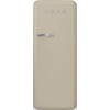 Smeg FAB28RDPP6 60cm Retro 50s Style Free Standing Fridge with Ice Box in Perfectly Pale, Right Hand Hinge