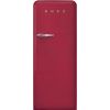 Smeg FAB28RDRB5 60cm Retro 50s Style Free Standing Fridge with Ice Box in Ruby Red, Right Hand Hinge
