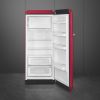 Smeg FAB28RDRB6 60cm 0s Style Right Hand Hinge Fridge with Ice Box, Ruby Red