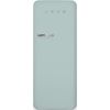 Smeg FAB28RDSA6 60cm Retro 50s Style Free Standing Fridge with Ice Box in Sea Salt Green, Right Hand Hinge